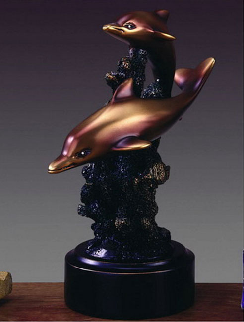 Escultura Delfines