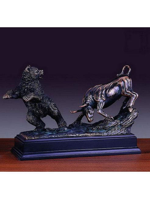 Escultura Toro y Oso 33139