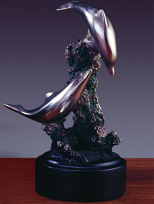 Escultura Delfines