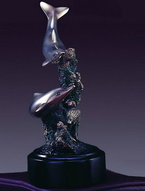Escultura Delfines
