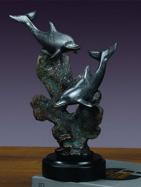Escultura Delfines
