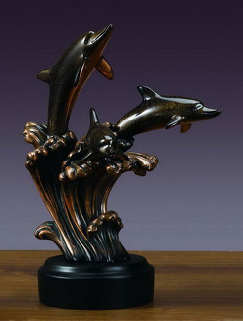 Escultura Delfines