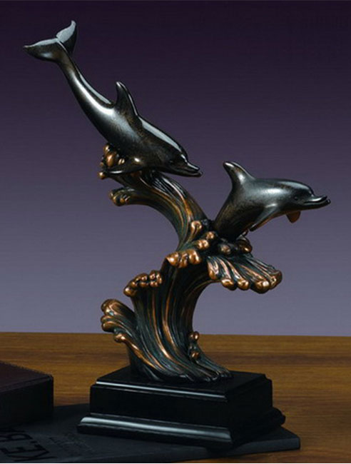 Escultura Delfines