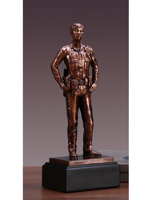 Escultura Mujer Policía 54348